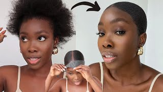 SLEEK BUN ON NATURAL 4C HAIR TUTORIAL Beginner friendly [upl. by Liatrice]