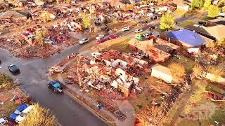 11032024 Oklahoma City OK  Tornado damage [upl. by Kcoj]