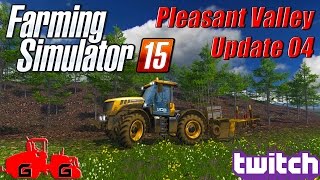 Farming Simulator 15 Pleasant Valley  Update 4 [upl. by Nnylorac]