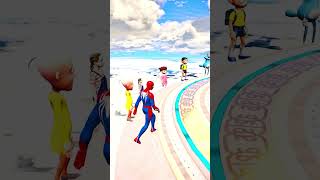 GTA 5 Epic Ragdolls  Spider Man JumpsFails Ep1533 Shorts gta5 [upl. by Idnek]