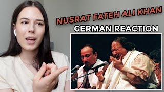 German Reaction  Nusrat Fateh Ali Khan  Mustt Mustt Live at at WOMAD Yokohama 1992 [upl. by Hterag]