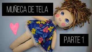 Cómo hacer una muñeca de tela fácil [upl. by Tildy]