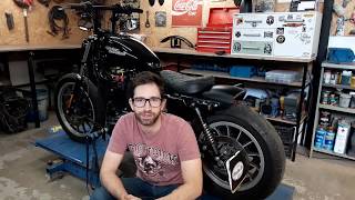 Sportster 883 cortada Uma linda BOBBER [upl. by Tobey]