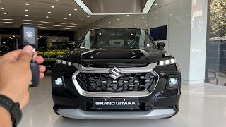 2024 Suzuki Grand Vitara Zeta AT  ₹1541 Lakhs  Black Beast 🖤 [upl. by Htiek]