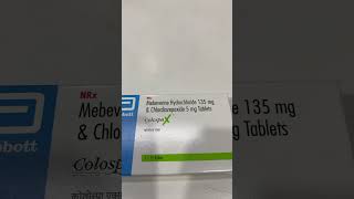 Mebeverine Hydrochloride 135 mg Chlordiazepoxide 5 mg colospa x tablets use an in fact [upl. by Odrarebe483]