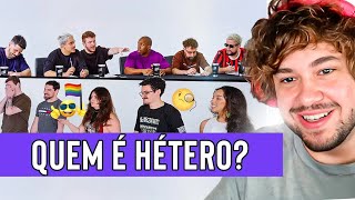 QUEM É HÉTERO  React Aqueles Caras [upl. by Sol]