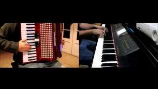 Oblivion  Piazzolla Piano and Accordion Cover [upl. by Ribble]