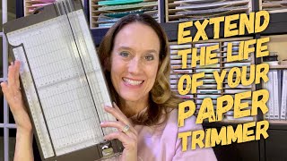 Spring CleaningPaper Trimmer Cleaning Tips [upl. by Callas]