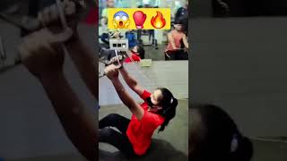 🥊Back workout 😱at gym for😍 beginners💫 trending🔥 ✨️motivation☄️ gymlover🚩 [upl. by Berhley101]