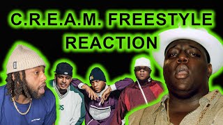 The Notorious BIG amp LOX  CREAM Freestyle REACTION [upl. by Minta778]