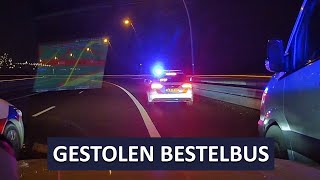 Politie  Gestolen bestelbus  Verdachte aangehouden  INFRA [upl. by Cordalia]