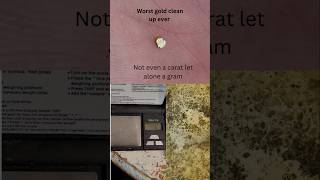 Worst Gold Clean Up Ever indierock crystals gold goldpanning assay goldmines goldmining [upl. by Reidar]