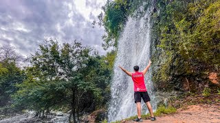 Cascada de Santa Ana UNA CASCADA ESCONDIDA en Juarez NL Como llegar a detalle [upl. by Ahsimal]