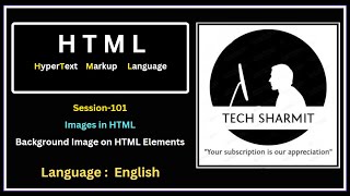 Images in HTML Background Image on HTML Elements Session101 [upl. by Ojeillib]