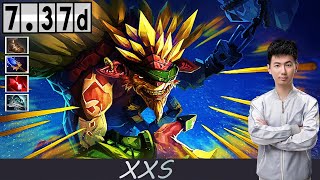 XG XXS The Bristleback Full Match Gameplay Dota 2 737d [upl. by Nairbal]