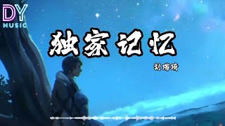 刘瑞琦独家记忆（原唱：陈小春 「我喜歡你，是我獨家的記憶」动画歌词 Pinyin Lyrics 高音质 [upl. by Adlecirg]