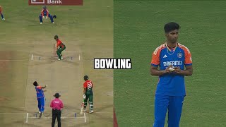 Mayank Yadav Bowling Today Match  Mayank Yadav Debut Bowling Vs Ban  Mayank Yadav Wicket Today [upl. by Ahteres366]