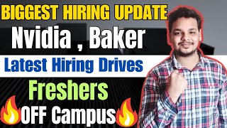 Nvidia  Baker Hiring  OFF Campus Drive For 2025  2024  2023 Batch  Latest Fresher Jobs [upl. by Jayson]