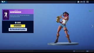 Fortnite NEU Saxophonisch Tanz  Phone it In Emote Dance 800 Vbucks Itemshop 03122018 Sax Guy [upl. by Lalat690]