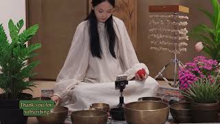 Experience Bowl Therapy for Spiritual RenewalSingingBowls [upl. by Annairam211]