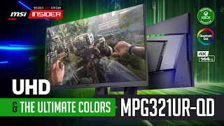 UHD And The Ultimate Colors With MPG321URQD [upl. by Deena]