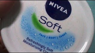 FAST REVIEW Nivea Soft Refreshingly Soft Moisturizing Cream [upl. by Leroj23]