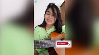 දෑසම රිද්දන short cover  cover by Imalsha Sewwandi  dasama riddana acoustic guitar cover [upl. by Steere]