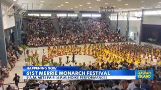 61st Merrie Monarch Festival kicks off with Hawaiian Arts Fair and Hoike performances [upl. by Akinak171]