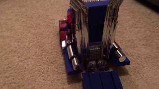 DIY Optimus Prime Kids Costume indoor trial [upl. by Loise114]