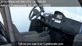 2014 HiSun HS 500 UTV 4x4 Side By Side for sale in MESA AZ [upl. by Adnirem]