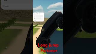 Fortuner stunt long jump comment trending like jaatlifestyle totalgaming viralvideo stunt [upl. by Arty]