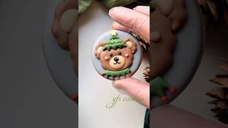 🎄Simple Christmas cookie decorating for beginners cookiedecorating royalicing christmas [upl. by Busby361]