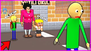 EFEKAN VE BALDİCAN YATILI OKULA GİTTİ😱  Minecraft [upl. by Harrietta]