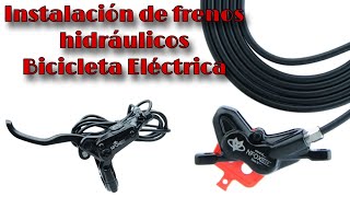 Instalación Frenos Hidráulicos Bicicleta Electrica Honey Whale k7 k6 [upl. by Novy731]