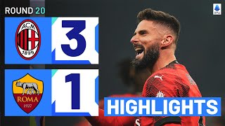 MILANROMA 31  HIGHLIGHTS  Incredible win for the Rossoneri in thriller  Serie A 202324 [upl. by Netsrak951]