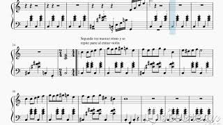El violinista en el tejado Piano tutorial  partitura [upl. by Reames]