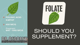 Should You Take A Folate Supplement [upl. by Atinhoj]