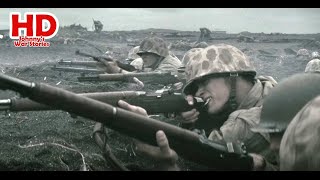 Iwo Jima Battle on the Beach  Flags of our Fathers [upl. by Noerb]