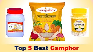 Top 5 Best Camphor in India 2020  Pure Camphor Tablets for Puja Aarti Meditation कपूर [upl. by Maison]