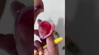 ⏪⏪reverse 🍓Strawberry Squishy DIY with Nano Tape and slime ✨nanotape shortvideo crafts [upl. by Akiehsat]