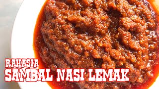 SAMBAL NASI LEMAK MALAYSIA SAMBAL TERI BILIS SAMBAL NASI UDUK [upl. by Seitz]