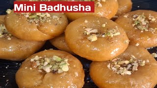 Mini Badhusha in tamil  sweet recipe in tamil [upl. by Reginnej]