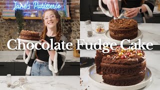 The BEST EVER Chocolate Fudge Cake Recipe  Jane’s Patisserie [upl. by Rothenberg]