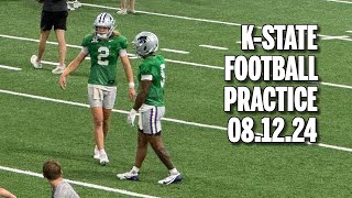 Sights and Sounds  Kansas States football practice  081224 [upl. by Maltzman33]