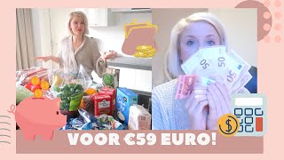 VOOR €850 eten per DAG als GEZIN 😱💶 BUDGET CHALLENGE Boodschappen Shoplog  Kellycaresse [upl. by Solrak939]