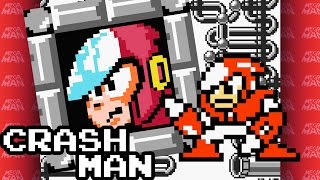 Mega Man II Game Boy  Crash Man theme in 8bit NES [upl. by Laersi]