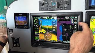 Garmin G3X touch Garmin GTN 650 Garmin G5 ￼at sun n fun 2024 [upl. by Ahsilrac]