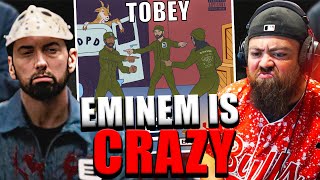 RAPPER REACTS to Eminem  Tobey feat Big Sean amp Babytron [upl. by Attenyt]