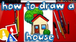 How To Draw A House Emoji 🏡 [upl. by Anairb]