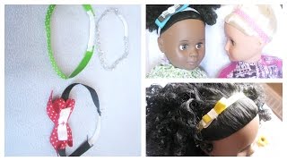 18 inch doll headband [upl. by Aical]